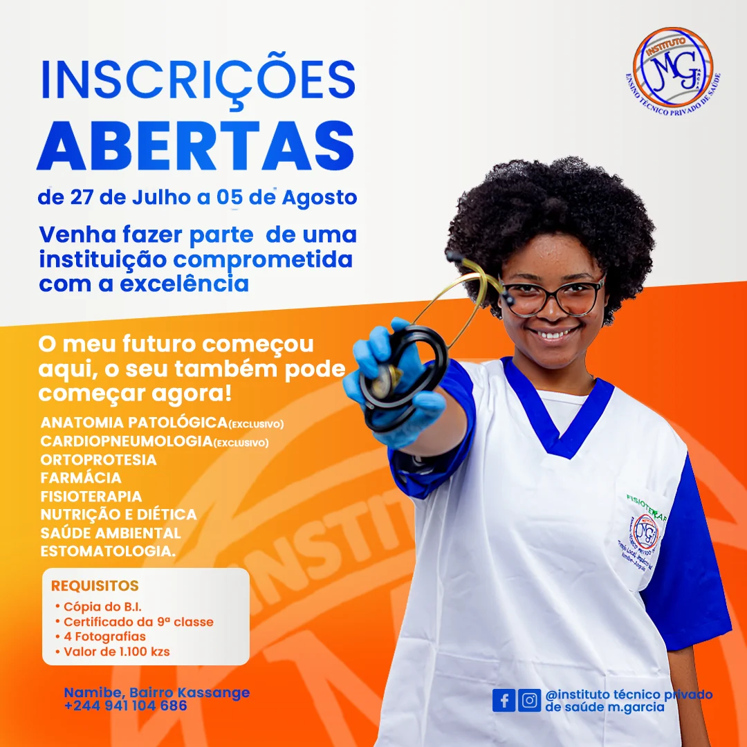 Inscrições abertas